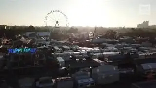 Kramermarkt Oldenburg aus der Luft