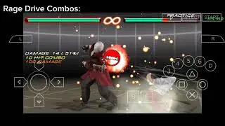 My combos for Miguel mod Dante in Tekken Global (Tekken 7 mobile)