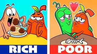 Rich VS Broke ❤️ Pear Couple