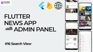 Flutter News App | Search View | Flutter News App with Admin Panel Firebase | Flutter News App UI