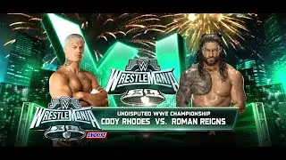 Cody Rhodes vs Roman Reigns WM 40 ( Bloodline Rules ) | WWE 2k25 |