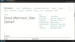 Business Central short:Show the user&rsquo;s display name on the top navigation bar when user is signed in
