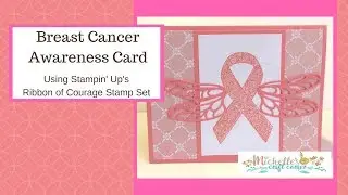 Breast Cancer Ribbon Card