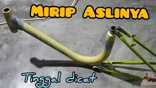 Review Frame Sepeda Minion Buatan Sendiri Setelah Jadi