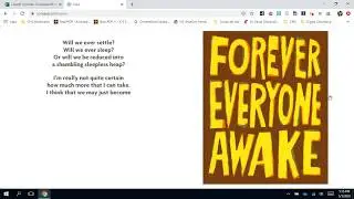 Everyone's Awake by Colin Meloy