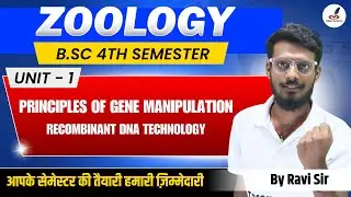 Recombinant DNA Technology | Principles of Gene Manipulation | B.Sc Zoology 4th Semester | Unit -1