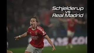 Andreas Schjelderup highlights vs Real Madrid (UEFA Champions League) #benfica