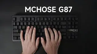 MCHOSE G87 Mechanical Keyboard | Speed Gold Switch for Premium Hifi Mahjong Typing Experience