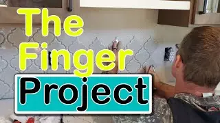 Backsplash Installation - DIY|| Barndominium Living