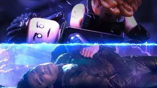 Lego Avengers Infinity War Loki Death Scene Lego Stop Motion Side by Side Comparison