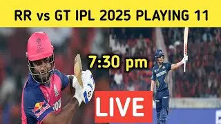 GT vs RR 2025 IPL Match Live,aaj kiska match hai,9 APRIL ko kiska match hai,playing 11 #sanjusamson