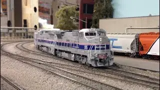 NON STOP Amtrak HO Scale Model Trains 2 [4K]