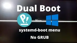 Двойная загрузка Pop OS 21.10 и Windows 10 с использованием меню systemdboot без установки grub |...