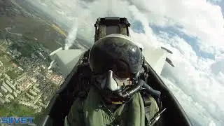 Eurofighter Typhoon Cockpit Rear View Airshow Display