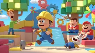Roblox Little Builder Lost His Hammer 🔨 | Funny Toddler Song | Kids Rhymes
