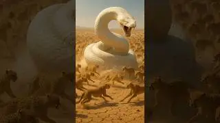 White Coil: The Desert Wrath #CheetahsVsAnaconda #PredatorClash #fantasywildlife #CinematicSurvival