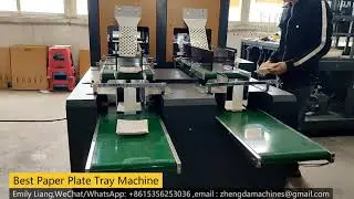 Best disposable paper dish machine , one Time paper plate forming machine