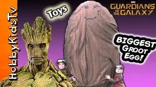 Giant GROOT Surprise Egg by HobbyKidsTV