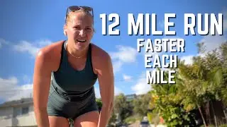 12 Mile Progression Long Run *i didn't make it😭*