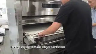 Manual Bread Dough Canvas Roller Loader for Deck Oven