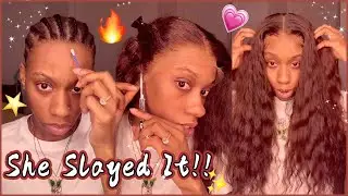 #Elfinhair HD Lace Wig Review🔮 She Installed Our Loose Curly Hair,  So Pretty So Natural