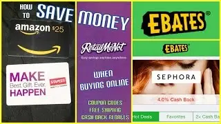 How To Save Money When Shopping Online | Coupon Codes-Free Shipping-Cash Back-Gift Cards