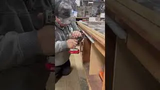 Testing out this Hovr Floating shelf. #floatingshelf #woodshop #woodworkingtools