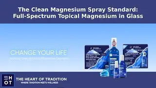 The Clean Magnesium Spray Standard: Full-Spectrum Topical Magnesium in Glass with Zechstein Inside&reg;