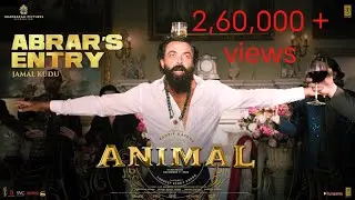 Abrar's Entry in Animal Movie | Jamal Kudu Song | Bobby Deol Drawing