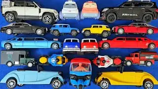 Big Toy Car Video for Kids | Vintage Car, Rolls Royce, Defender, Trucks & Buses