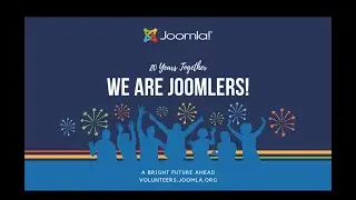 We are Joomlers &ndash; 20 Years of Joomla! Together! Join us!