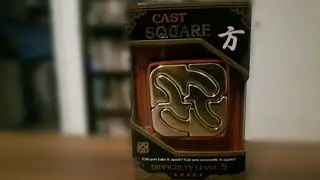 Trying to Solve: Hanayama Cast Square!    [ Papa's Puzzle Time :v ]