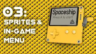 USING PLAYDATE.DRAW (drawing sprites, menu and filesystem) - Playdate Tutorial 3