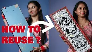 BEAUTIFUL GIRL DRESS || GUJARATI | MANDALA ART || ZENTANGLE Canvas: Exploring the Beauty of Painted