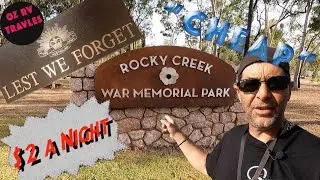 CHEAP CAMPING @ Rocky Creek War Memorial Park QUEENSLAND AUSTRALIA