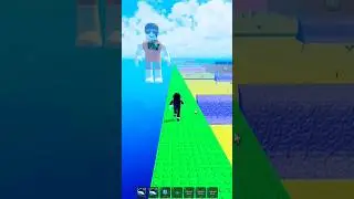 This Glitch in Escape from Tsunami Lets Me Go On Walls 😱🌊 | #escapetsunami #like #robloxshorts