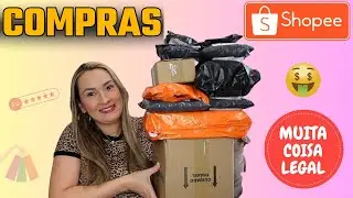 ABRINDO COMPRINHAS DA SHOPEE COM VOC&Ecirc;S