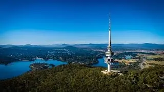 Canberra Black Mountain Telstra Tower Drone Video
