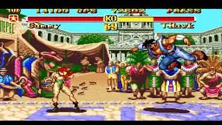 Super Street Fighter II (#01 CAMMY vs. T.HAWK) [MEGA DRIVE] #2131 GamePlay