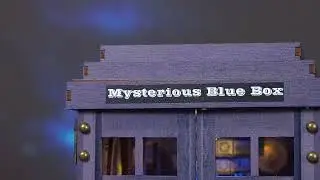 Book Nook Kit Mysterious Telephone Booth DIY Wooden Puzzle Handmade Bookshelf Dollhouse