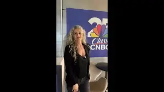 At the Class CNBC studios for an interview with The Spirits Club' CEO  Marilisa Rutigliano
