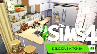 Delicious Kitchen CC Pack Apartment || The Sims 4 Apartment Renovation: Speed Build