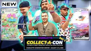 INSANE 151 Charizard Pull at Collect A Con Charlotte Vendor POV  #cardshow #pokemoncards #pokemon