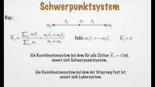 Systeme von Massepunkten, Schwerpunkt, Reduzierte Masse, Drehimpulse | Klassische Mechanik