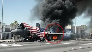 Breaking News! A US F-22 Raptor Jet Was Shot Down by a Russian SU-57 Pilot