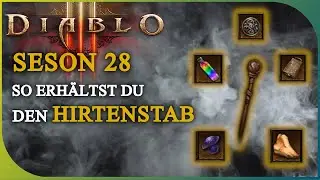 Seson 28 Hirtenstab alle Bauteile mit Anleitung  Diablo 3 Deutsch