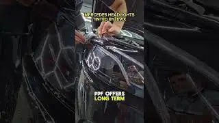 PPF HEADLIGHT PROTECTION BY EVIX #HeadlightProtection #PPFFilm  #SelfHealingPPF  #HeadlightTint #PPF