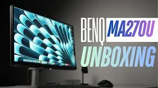 BenQ MA270U Unboxing and review - Best Monitor for mac and editing videos