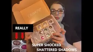 UNBOXING COLOURPOP SUPER SHOCK SHATTERED SHADOWS / SWATCHES / FIRST IMPRESSIONS /