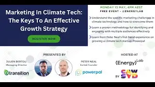 Marketing In Climate Tech: The Keys To An Effective Growth Strategy